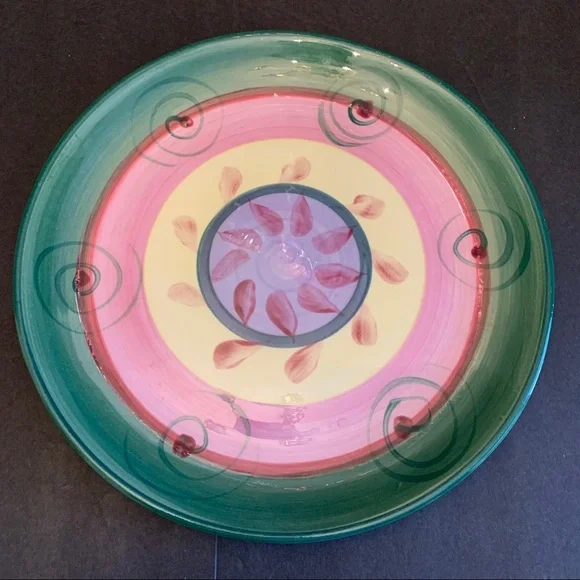 Set of 3 Gail Pitman hand painted 10” dinner plate - Picture 5 of 8